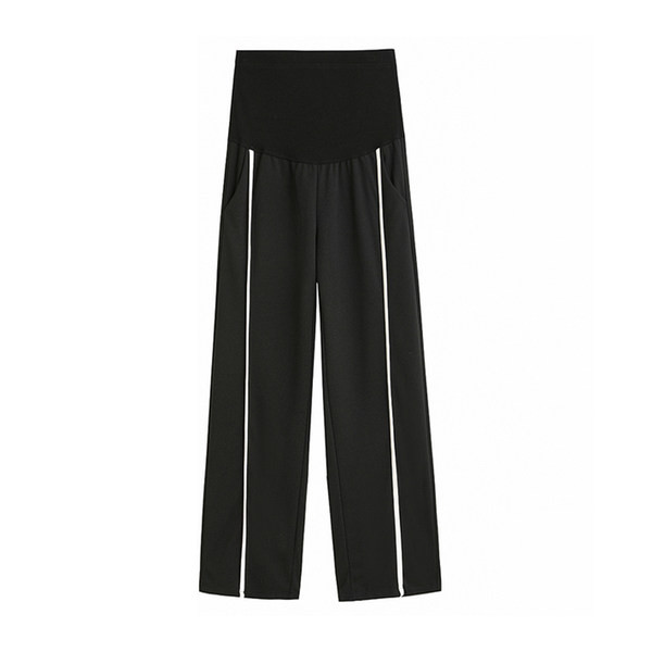 Ženske hlače visokog struka s pasovima