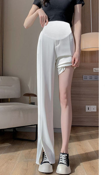 Naiste vabaaja püksid rasedatele - lõhikuga