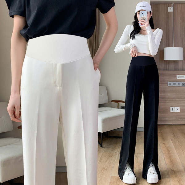 Naiste vabaaja püksid rasedatele - lõhikuga