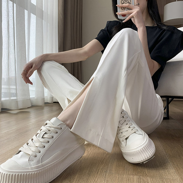 Naiste vabaaja püksid rasedatele - lõhikuga