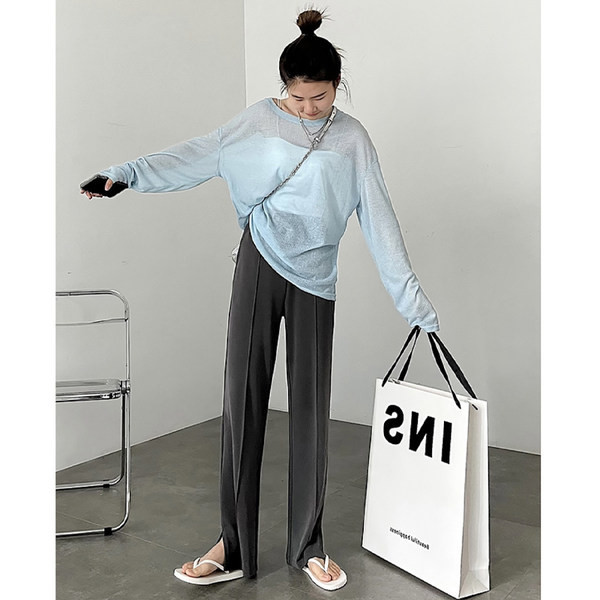 Ženske trudničke hlače visokog struka u dvije boje