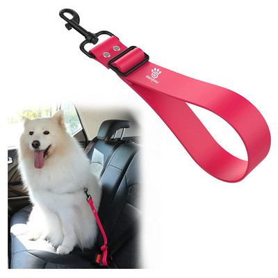 Koera universaalne auto turvavöö, koera turvavöö rihm reguleeritav pehmete rakmete rihmad jalutusrihm universaalne, kulumiskindel turvavöö