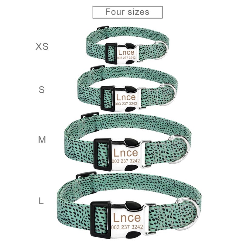 Personalizirana pločica s imenom Id Ogrlica za kućne ljubimce Povodci Ogrlica za pse Prilagođena povodac za štene, mačku Povodac Ogrlica za kućne ljubimce Set povodaca
