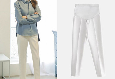 Naiste sirged püksid – kõrge vöökohaga