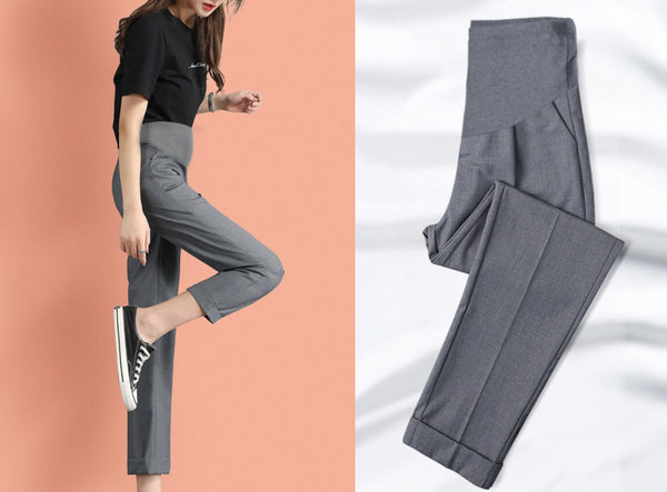 Naiste sirged püksid – kõrge vöökohaga