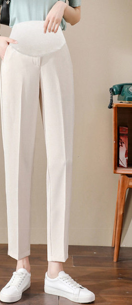Γυναικείο ψηλόμεσο παντελόνι για εγκύους - σε δύο χρώματα