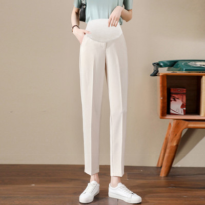 Γυναικείο ψηλόμεσο παντελόνι για εγκύους - σε δύο χρώματα