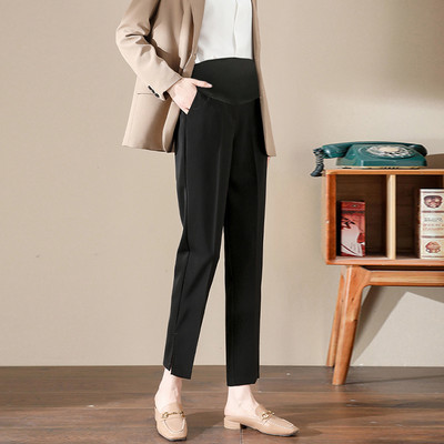 Γυναικείο ψηλόμεσο παντελόνι για εγκύους - σε δύο χρώματα