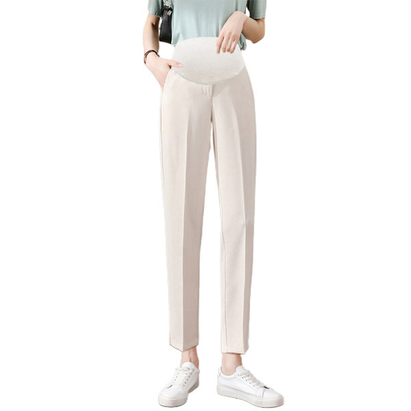 Γυναικείο ψηλόμεσο παντελόνι για εγκύους - σε δύο χρώματα