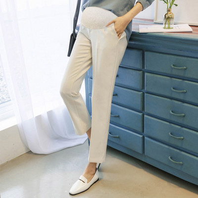 Γυναικείο ίσιο παντελόνι για εγκύους σε δύο χρώματα