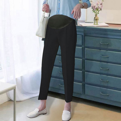 Γυναικείο ίσιο παντελόνι για εγκύους σε δύο χρώματα