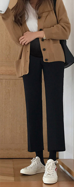 Κλασικό μοντέλο γυναικείο παντελόνι - με ψηλή μέση