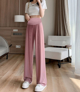 Γυναικείο παντελόνι εγκυμοσύνης με φαρδύ πόδι