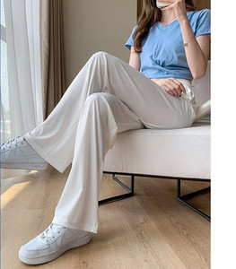 Γυναικείο παντελόνι εγκυμοσύνης με φαρδύ πόδι