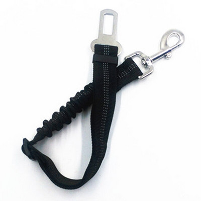 Ελαστική νάιλον ζώνη αυτοκινήτου σκύλου 3 χρωμάτων Ρυθμιζόμενη εύκαμπτη ανακλαστική ζώνη ασφαλείας ταξιδιού για σκύλους Επέκταση ζώνης σκύλου