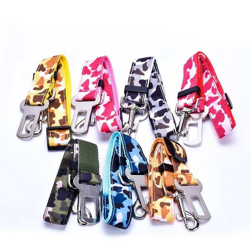 Koerte auto turvavööd Turvavöö Koera reguleeritav täiskaameraga lemmikloomade auto reisirihm Koerte rihm Kutsika kaelarihm Lemmikloomatooted XLA004