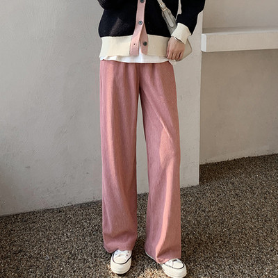 Ženske prugaste trudničke hlače sa ili bez podstava