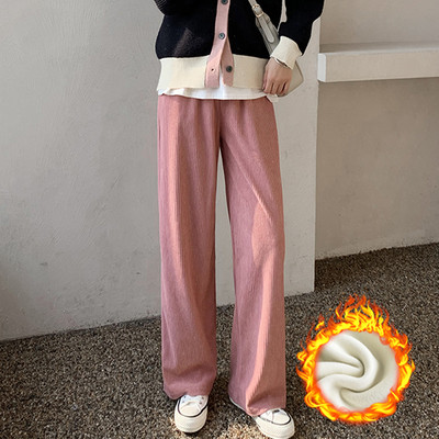 Ženske prugaste trudničke hlače sa ili bez podstava