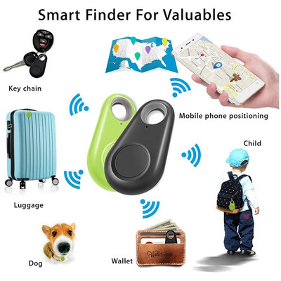 Lemmiklooma nutikas GPS-jälgija mini kadumisevastane veekindel Bluetooth-lokaatori jälgija lemmikloomakoertele kassidele lastele auto rahakoti võtme kaelarihma tarvikud