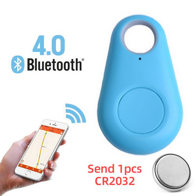 Lemmiklooma nutikas GPS-jälgija mini kadumisevastane veekindel Bluetooth-lokaatori jälgija lemmikloomakoertele kassidele lastele auto rahakoti võtme kaelarihma tarvikud