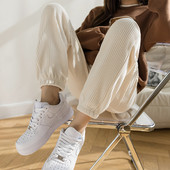 Naiste kahevärvilised vabaajapüksid rasedatele