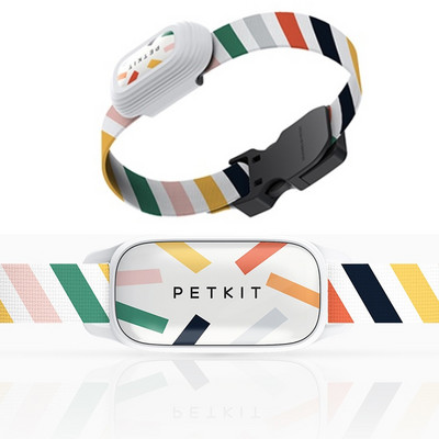 PETKIT Smart Pet GPS nyomkövető nyakörv Vízálló, állítható Bluetooth vezérlés Macskakutya alvás sporttevékenység-érzékelő nyakörvhöz
