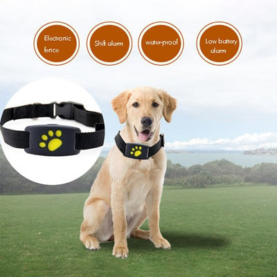 Mini GPS Pet Locator Dog Cat Anti-lost Device Smart Wear Activity Tracker Real-Time Tracking Device APP Control Wireless Tracker