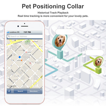 Αδιάβροχο IP67 Mini Pets GPS AGPS LBS Wifi Tracker Κολάρο παρακολούθησης σε πραγματικό χρόνο Dog Cat Find Device Bell Rings Tracking Locator