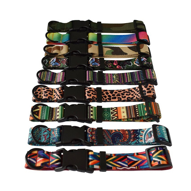 Plastična kopča za pseće povodce i ogrlicu Set najlonske ogrlice za kućne ljubimce Maloprodaja opreme za kućne ljubimce Modni ručno izrađeni francuski buldog