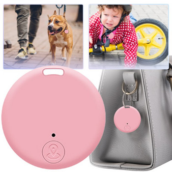 Cat Dog Pet GPS Tracker Round Smart Bluetooth AntiLost Device Pets Mascotas Kids Baglet Finder Tracking Locator Προϊόντα κατοικίδιων