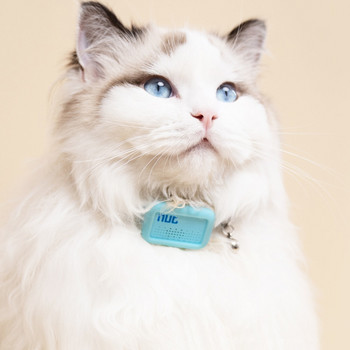 Водоустойчив Bluetooth локатор за домашни любимци Анти-загубена яка Куче Котка Интелигентен тракер за позициониране Лек локатор за проследяване Доставки за домашни любимци