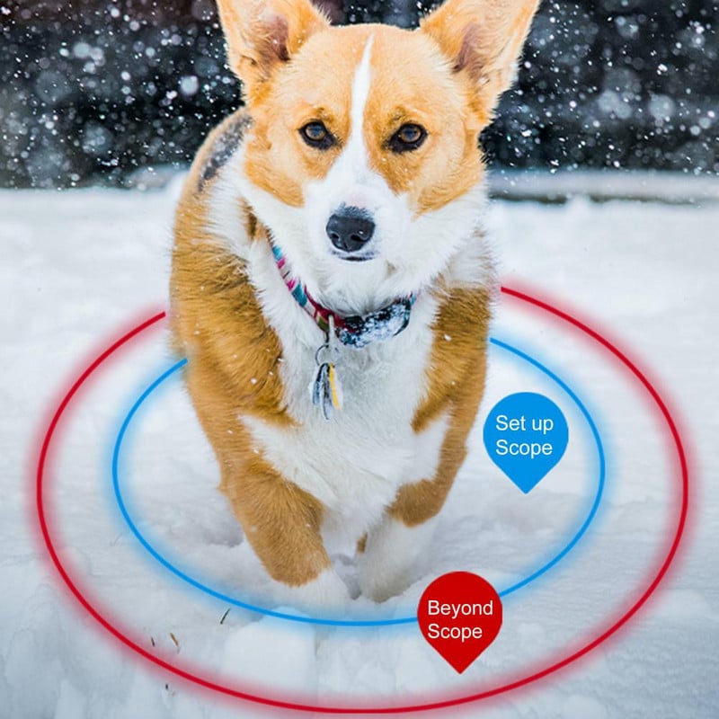 1 set Izvrsni uređaj za praćenje kućnih ljubimaca Lokator kućnih ljubimaca u plavoj boji Virtualna ograda Precizan položaj Pet, pas, mačka Lokacija, Ogrlica za praćenje aktivnosti