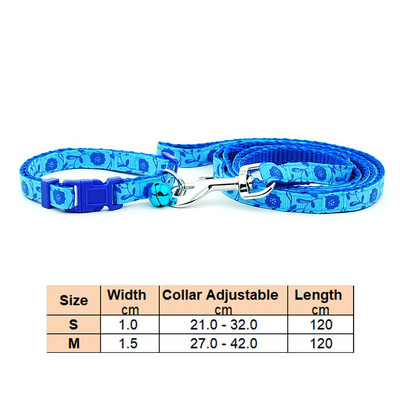 Povodac s ogrlicom za pse, mačke, podesivim ovratnikom za kućne ljubimce s reflektirajućim zvonom za mačku, malog psa za šetnju na otvorenom, terijer pudla