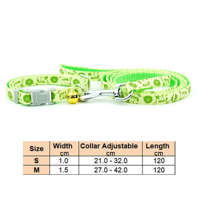 Povodac s ogrlicom za pse, mačke, podesivim ovratnikom za kućne ljubimce s reflektirajućim zvonom za mačku, malog psa za šetnju na otvorenom, terijer pudla