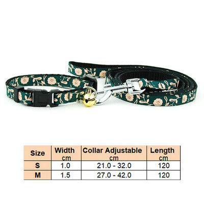 Povodac s ogrlicom za pse, mačke, podesivim ovratnikom za kućne ljubimce s reflektirajućim zvonom za mačku, malog psa za šetnju na otvorenom, terijer pudla