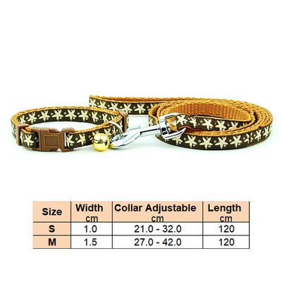 Povodac s ogrlicom za pse, mačke, podesivim ovratnikom za kućne ljubimce s reflektirajućim zvonom za mačku, malog psa za šetnju na otvorenom, terijer pudla