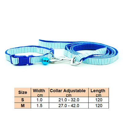 Povodac s ogrlicom za pse, mačke, podesivim ovratnikom za kućne ljubimce s reflektirajućim zvonom za mačku, malog psa za šetnju na otvorenom, terijer pudla