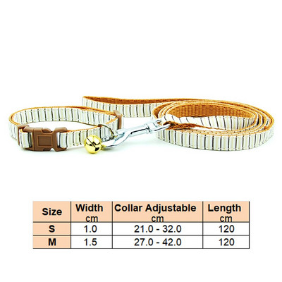 Povodac s ogrlicom za pse, mačke, podesivim ovratnikom za kućne ljubimce s reflektirajućim zvonom za mačku, malog psa za šetnju na otvorenom, terijer pudla