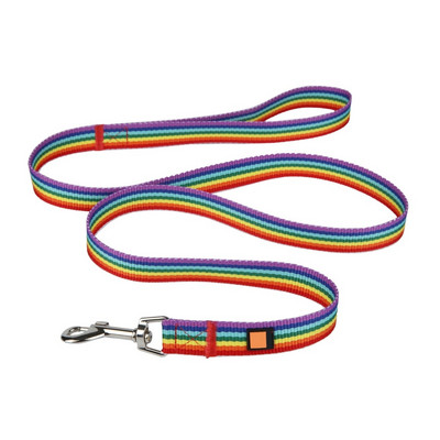 Комплект нашийник и каишка за котки за домашни любимци Rainbow Braided Rope for Dog Colorful Dog Leash for small Medium Large Dogs Puppy Pet Products