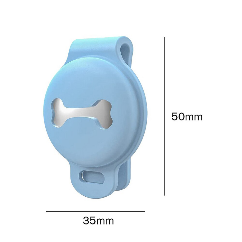 Silikonska navlaka za GPS praćenje za pse za kućne ljubimce Anti-Lost Poklopac za praćenje zapisa lokacije za Airtag Finder Zaštitna torbica Poklopac Dodaci