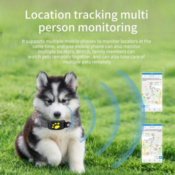 GPS Trackers Pet GPS Tracker Dog Cat Collar Αδιάβροχο GPS Λειτουργία επιστροφής κλήσης USB Φόρτιση GPS Trackers για Universal Dogs