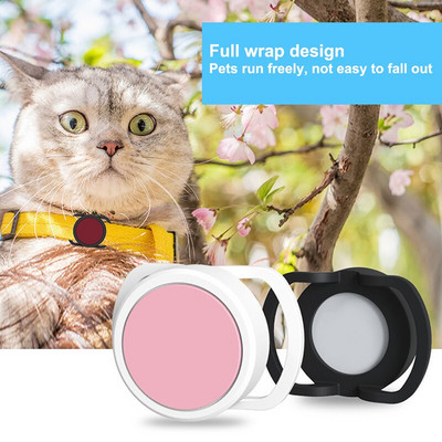 Dog Cat Collar Silicone Locator Apple Airtag Anti-Lost Tracker Anti-lost Device Protective Case