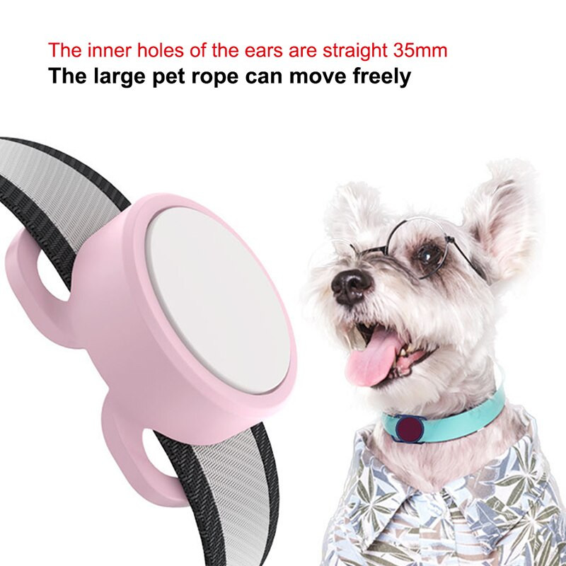 Koera kassi kaelarihm Silikoonist lokaator Apple Airtag Anti-Lost Tracker Seadme kadumisevastane kaitseümbris