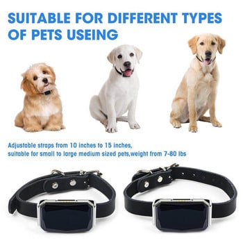 Pet GPS Tracker IP67 Αδιάβροχο ρυθμιζόμενο κολάρο σκύλου Gps Puppy Dog Tracking Συσκευή παρακολούθησης γάτας Anti-Lost Dog Tracker Αξεσουάρ κατοικίδιων