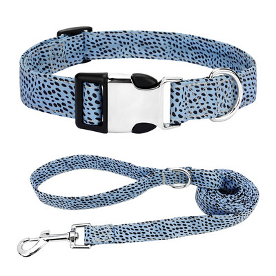 Σετ κολάρου και λουριών σκύλου, μαλακό ρυθμιζόμενο κολάρο σκύλου με πόρπη ασφαλείας, κολάρο κατοικίδιων ζώων για μικρούς μεσαίους μεγάλους σκύλους και γάτες μεγέθους 4