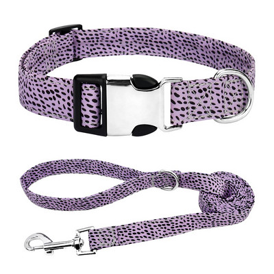 Σετ κολάρου και λουριών σκύλου, μαλακό ρυθμιζόμενο κολάρο σκύλου με πόρπη ασφαλείας, κολάρο κατοικίδιων ζώων για μικρούς μεσαίους μεγάλους σκύλους και γάτες μεγέθους 4