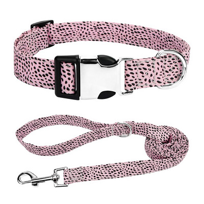Σετ κολάρου και λουριών σκύλου, μαλακό ρυθμιζόμενο κολάρο σκύλου με πόρπη ασφαλείας, κολάρο κατοικίδιων ζώων για μικρούς μεσαίους μεγάλους σκύλους και γάτες μεγέθους 4