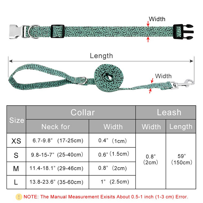 Σετ κολάρου και λουριών σκύλου, μαλακό ρυθμιζόμενο κολάρο σκύλου με πόρπη ασφαλείας, κολάρο κατοικίδιων ζώων για μικρούς μεσαίους μεγάλους σκύλους και γάτες μεγέθους 4