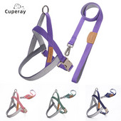 Koera jalutusrihma ja rakmete komplekt, reguleeritavad ja mugavad sadularihmad tugeva koerajalutusrihma metallist konksuga keskmise suurusega koertele