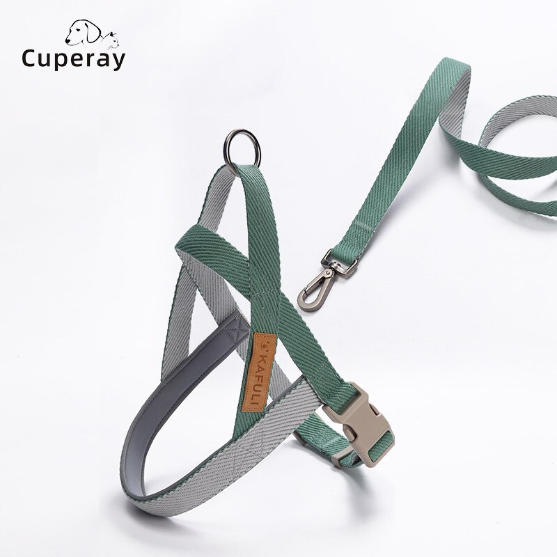 Koera jalutusrihma ja rakmete komplekt, reguleeritavad ja mugavad sadularihmad tugeva koerajalutusrihma metallist konksuga keskmise suurusega koertele